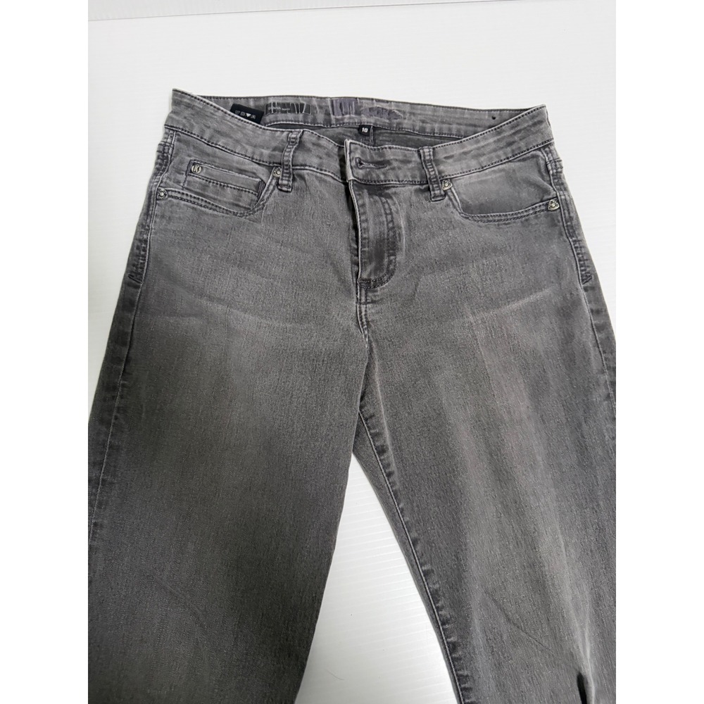 Kut from the Kloth Sienna Skinny Jeans Grey Denim Pants Womens Size 10